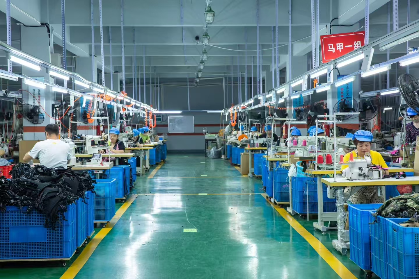 Pet product production line inside the ZPX PET workshop